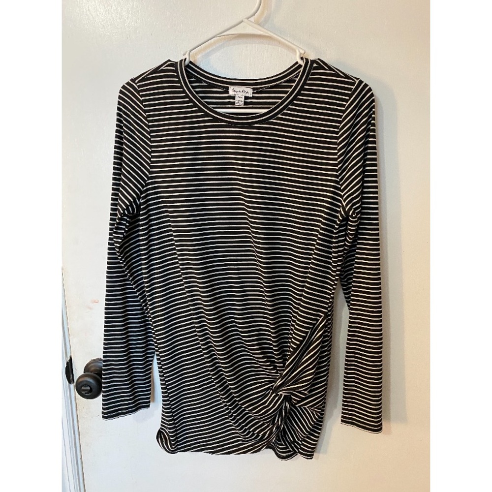Striped Tie Top